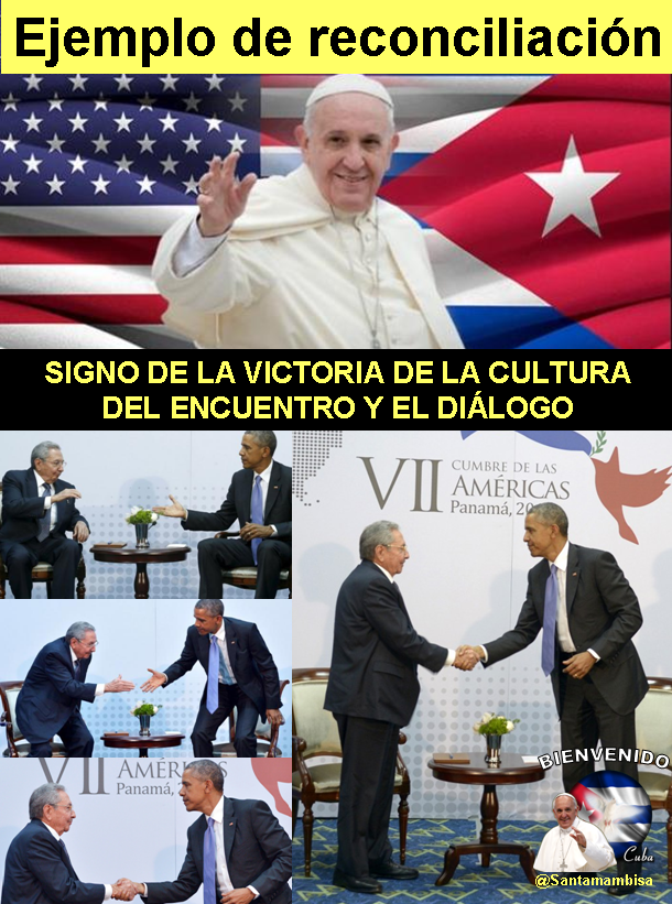 El papa Francisco instó a Cuba y Estados Unidos a continuar el proceso de normalización de relaciones